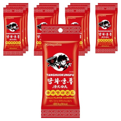 머거본 마라맛 아몬드, 30g, 12개