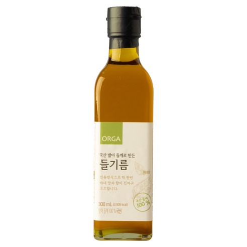 올가홀푸드 발아 들깨로 만든 들기름, 300ml, 1개