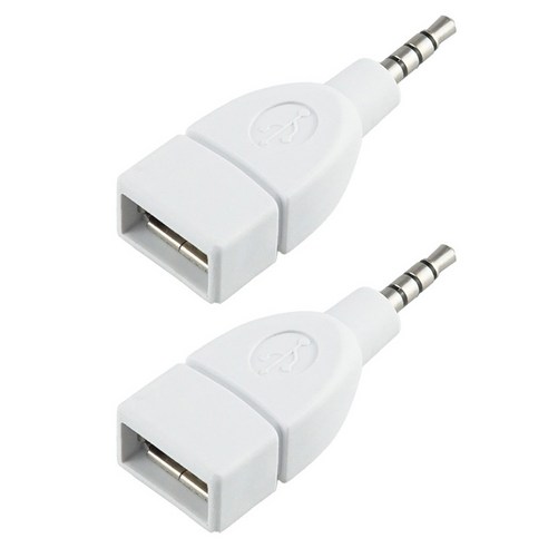 컴스 USB 젠더 USB 2.0 Type A to ST 3.5 스테레오 AUX 4극 FM 2p, DP150, 1개