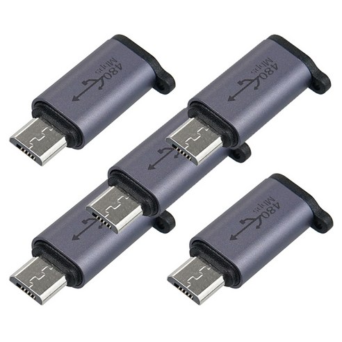 컴스 USB 3.1 C타입 type C F to 마이크로 5핀 M 변환 젠더 5p, DP000, 1개