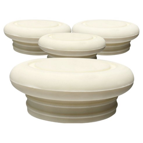 미르코리아 헥사 팬트리 58T캡 밀폐 유리병 교체용 실리콘뚜껑 58mm, 화이트, 4개