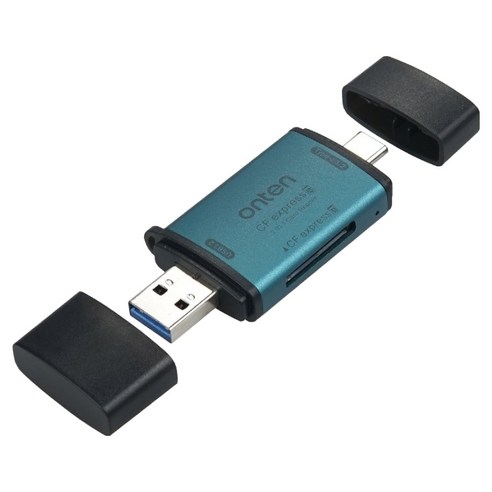 컴스 CF express type A 멀티 10Gbps 카드리더기 A타입 / C타입, 1개, 혼합색상, FA862 1개, 혼합색상, FA862