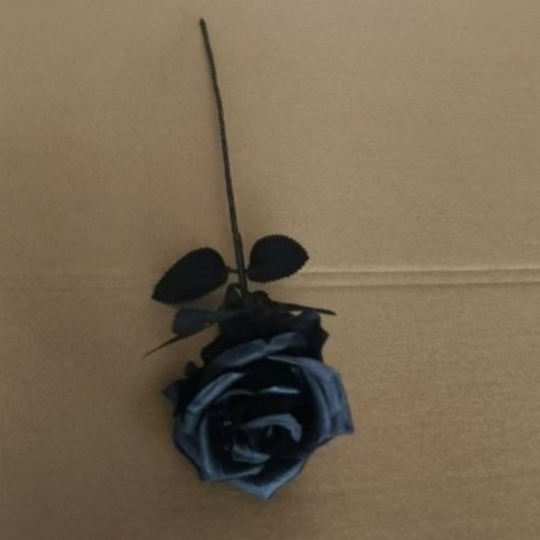 디미스 진주 장미 조화 꽃다발 인테리어, 블랙 2, 1개