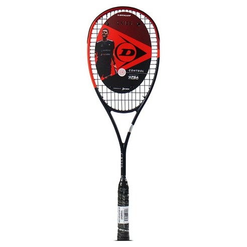 던롭 CX 125 스쿼시 라켓, 1개, 레드 + 블랙