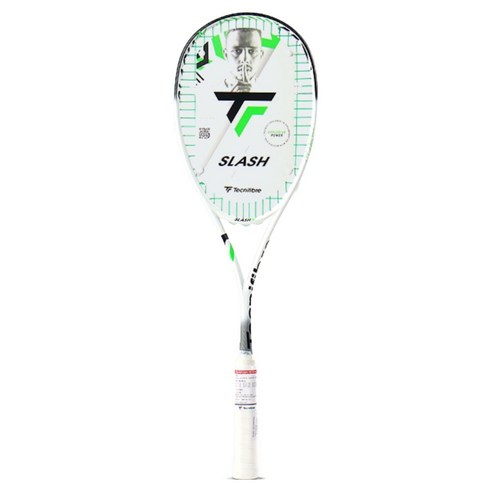 테크니화이버 슬래시 120 컨트롤 스쿼시 라켓, 1개, 화이트 + 그린 + 블랙, SLASH 120 CONTROL / 12SLA120C5