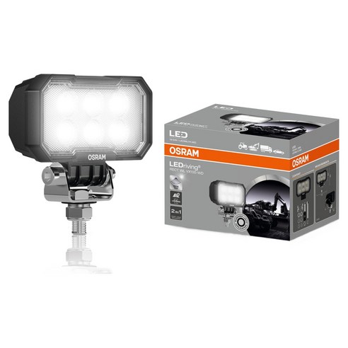 오스람 차량용 12V / 24V LED 써치라이트 작업등 직사각형 111-WD, 1개