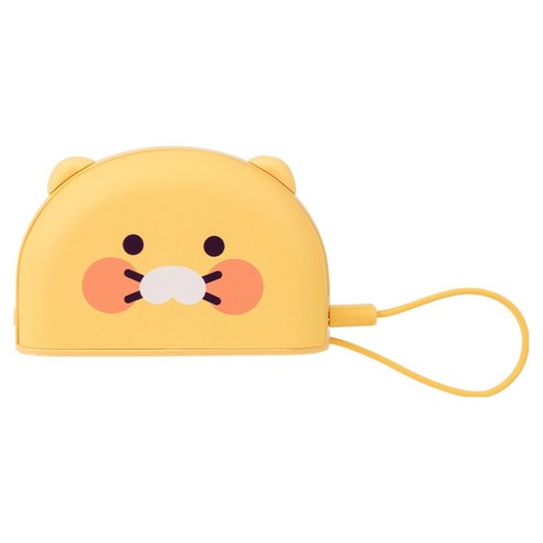 카카오프렌즈 핫그립 도킹형 손난로 고속충전 보조배터리 5000mAh, 베이직 춘식이