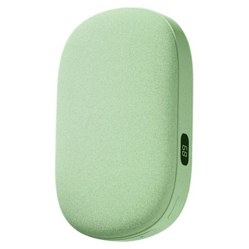 지클랜 휴대용 충전식 손난로 보조배터리 6000mAh, GPR6000C, 민트