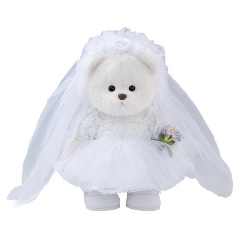 테디테일즈 레나베어 웨딩세트 브라이드 M, 33cm, 혼합색상, 1개