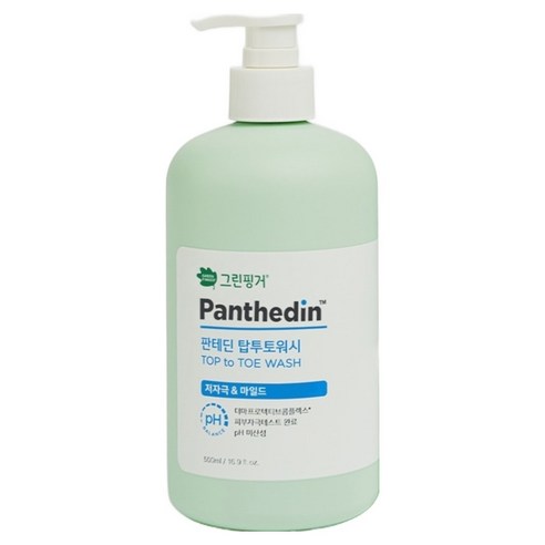 그린핑거 판테딘 더마 저자극 탑투토 올인원 워시, 1개, 500ml