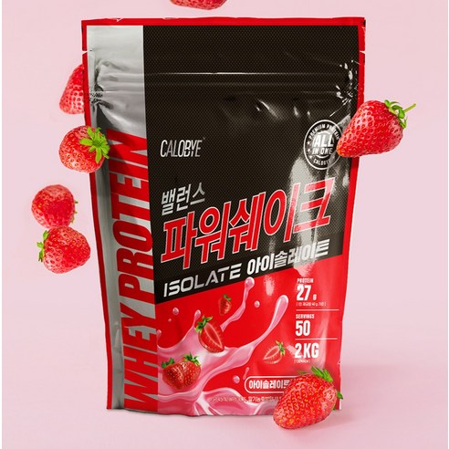 칼로바이 밸런스 파워쉐이크 아이솔레이트 딸기맛 이미지 3