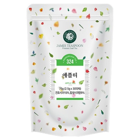 제임스티스푼 애플티, 1개, 30개입, 2.5g