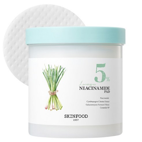 스킨푸드 레몬그라스 나이아신아마이드 5% 패드 250g, 60매입, 1개