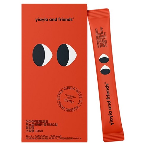 이야이야앤프렌즈 엑스트라버진 올리브오일 스틱형 칠리향 10p, 100ml, 1개