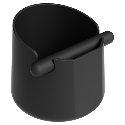 코다치프 커피 찌꺼기 에스프레소 박스 통 12.5 x 12.7 x 9.6~13.1cm, 검정색, 1개