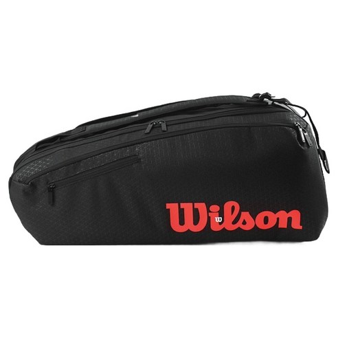 윌슨 클래시 V3 15PK 라켓백 WR8038201001, BLACK + INFRARED, 1개