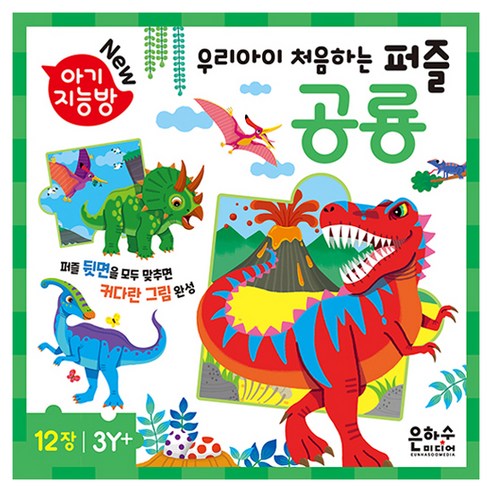 아기지능방 우리아이 처음하는 퍼즐: 공룡, 은하수미디어
