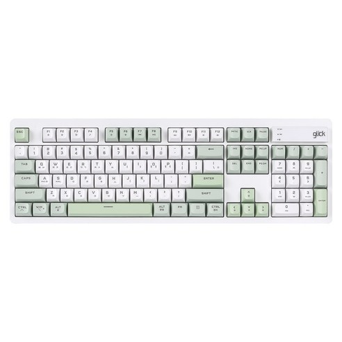 지클릭커 무선 OFFICEPRO 사일런스 M RGB 무소음 방수 블루투스 키보드 104, Greenwich, WK50, 제조사축