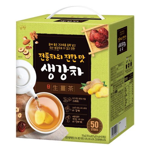 남양유업 전통차의 진한 맛 생강차, 15g, 50개입, 1개