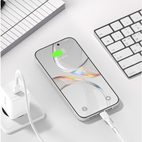 모디스 45W GaN PD 3.0 PPS 초고속 충전기 어댑터 + C to C 60W 케이블 1.5m 세트 이미지 3