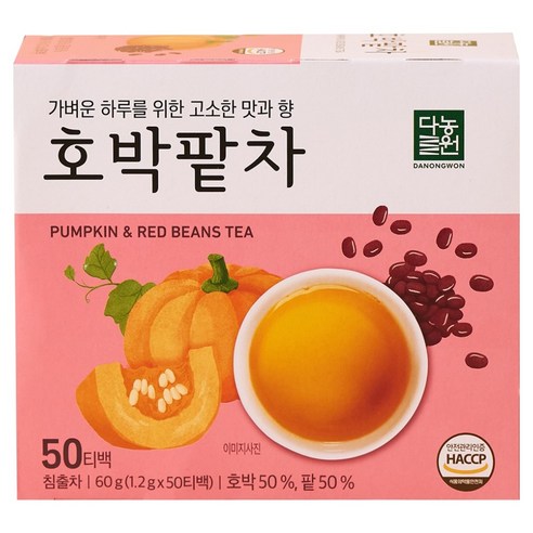 다농원 호박팥차, 1개, 50개입, 1.2g