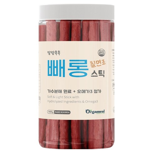 올가밀 강아지 말랑촉촉 빼롱스틱, 400g, 1개, 칠면조