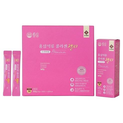 천제명홍삼 홍삼 석류콜라겐 젤리 30p, 600g, 1개