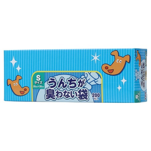 크릴론화성보스 반려동물 배변봉투 S, 하늘색, 1개, 200개입