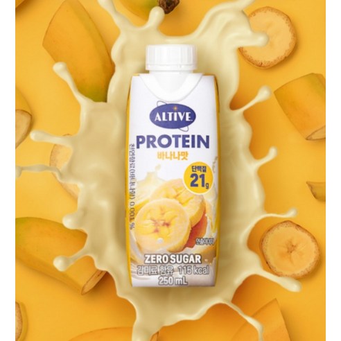 얼티브 프로틴 바나나 250ml, 18개 솔직 후기 | 실사용자 리뷰 분석 - 상품 이미지 2