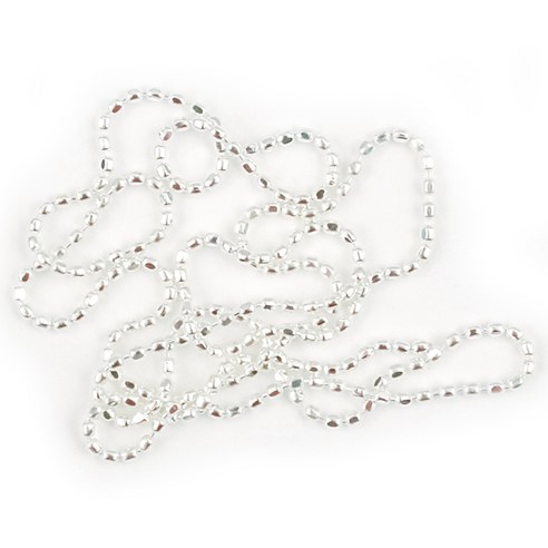 엘비아 고급 네일 컷팅볼체인 0.8mm x 100cm, 1개, 실버