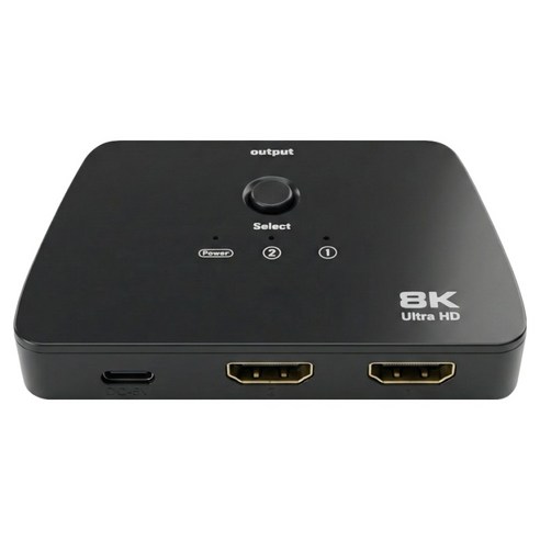 컴스 8K 60Hz 4K 144Hz HDMI 2.1 양방향 스위치 분배기, 1개, OU000