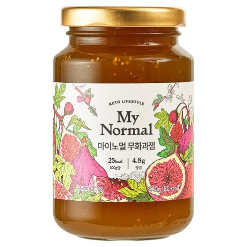 마이노멀 저당 무화과잼, 320g, 1개