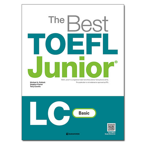The Best TOEFL Junior LC Basic, 다락원, 상세내용 참조