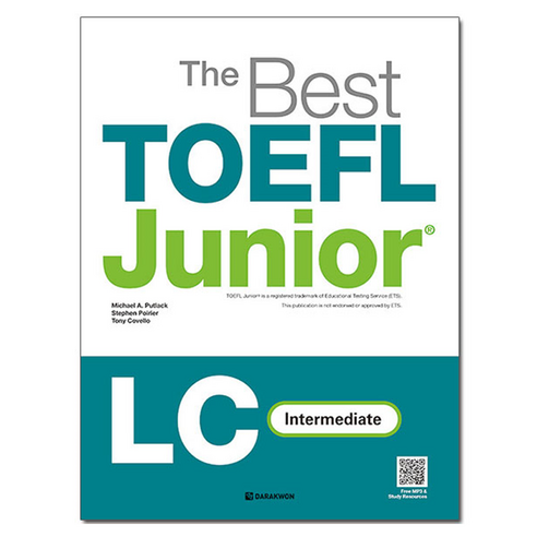 The Best TOEFL Junior LC Intermediate, 다락원, 상세내용 참조