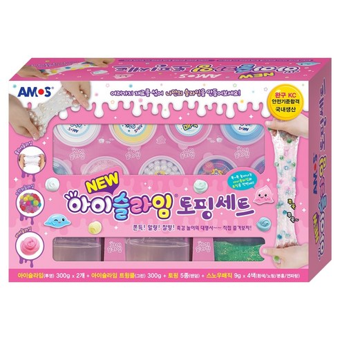 아모스 아이슬라임 BIG 세트, 혼합색상, 1세트 혼합색상, 1세트