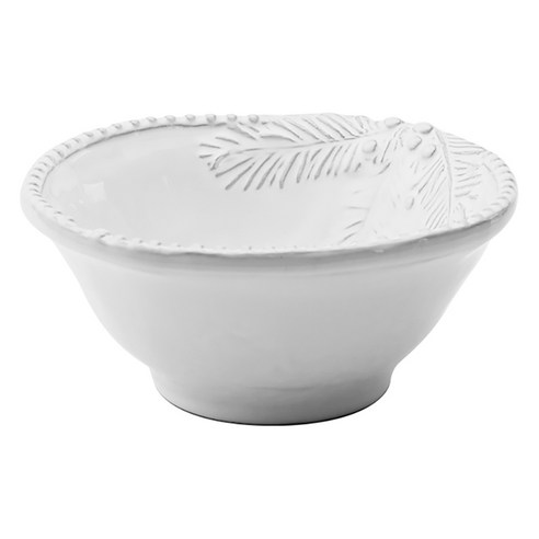 비토리아 크리스마스 시리얼볼 16cm 272VITBIA, 화이트, 1개