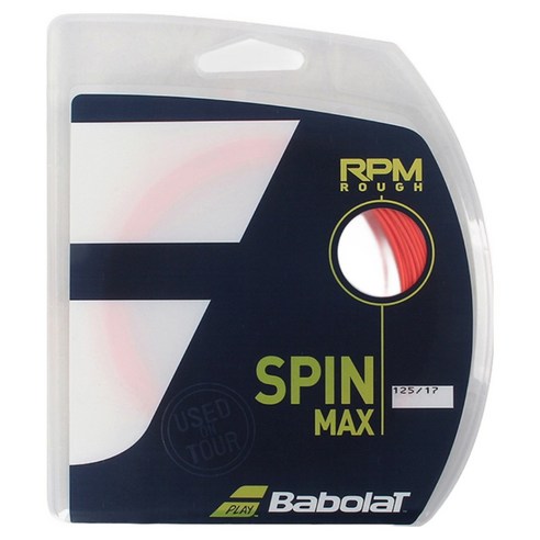 바볼랏 RPM 러프 1.25 8각 러프 폴리 스트링, Fluo Red, 1개