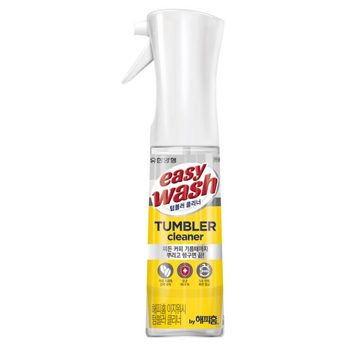 해피홈 유한양행 이지워시 텀블러 세정클리너 레몬향, 1개, 300ml