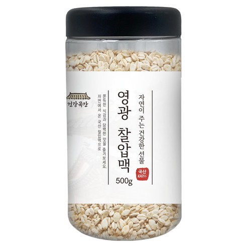 건강곡간 국내산 영광 찰압맥, 500g, 1개