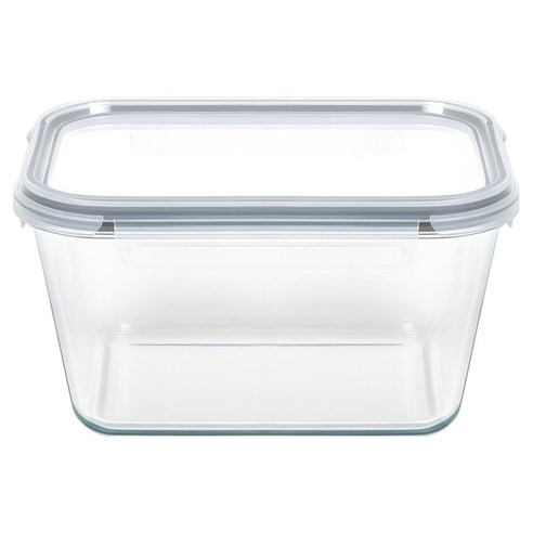 발룬피니 내열강화유리 김치통 밀폐용기, 2.6L, 1개