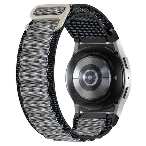 젤리타이거 갤럭시워치 알파인루프 밴드 스트랩 날개형 20mm, 그레이라인, 1개