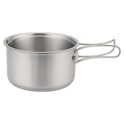 발룬피니 인덕션겸용 IH 스텐 코펠 편수냄비 중 2L, 실버, 1개, 17cm