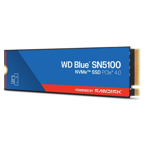 샌디스크 WD Blue SN5100 M.2 NVMe SSD, 1TB, WDS100T5B0E-00CPE0