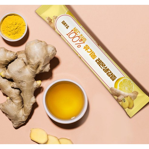 데이앤 착즙100% 유기농 레몬생강즙 20ml, 42개 실사용 후기 | 효과 있을까? - 상품 이미지 2