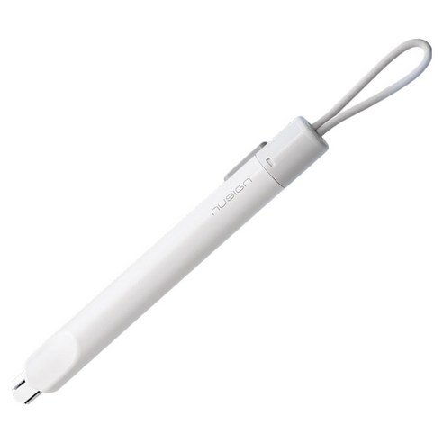 누사인 스트랩 자동잠금 안전 슬라이딩 커터칼, white, 1개