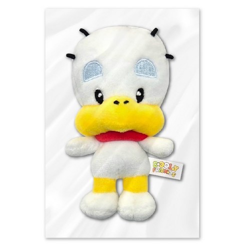 둘리 아기공룡 봉제 인형 키링 또치, 화이트, 1개, 10cm