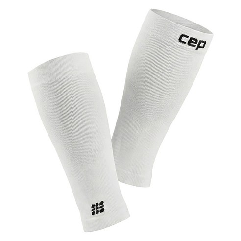 CEP 여성용 코어런 카프슬리브 5.0 양발착용 세트, 화이트, 1세트
