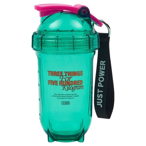 삼대오백 에센셜 트라이탄 쉐이커 보틀, 에메랄드 그린, 1개, 600ml