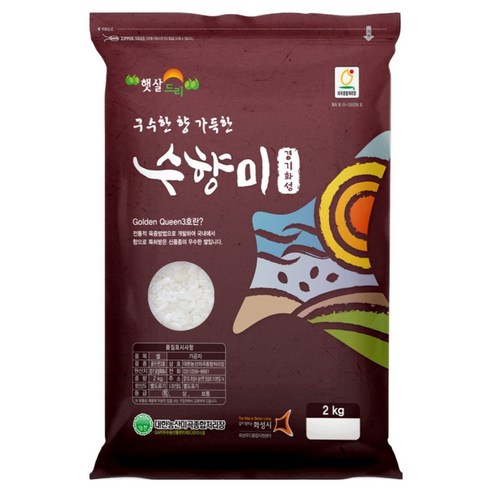 수향미 대한농산 백미, 2kg, 1개, 특등급