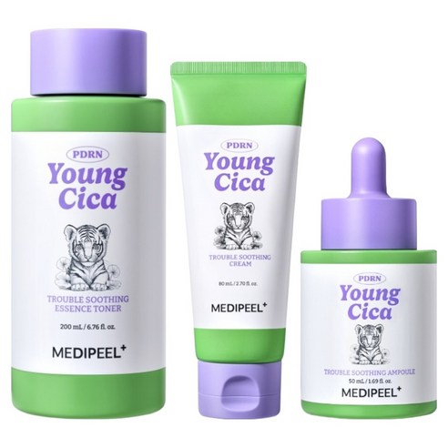 메디필 영시카 피디알엔 트러블 진정 토너 + 앰플 + 크림 세트 솔직 후기 | 피부 타입별 분석 썸네일